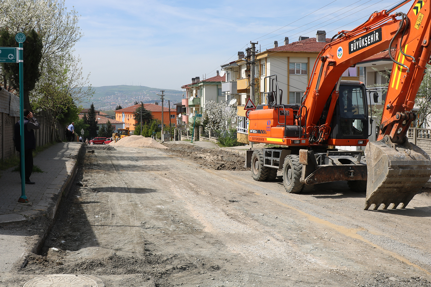 Yıldıztepe Caddesi yenileniyor