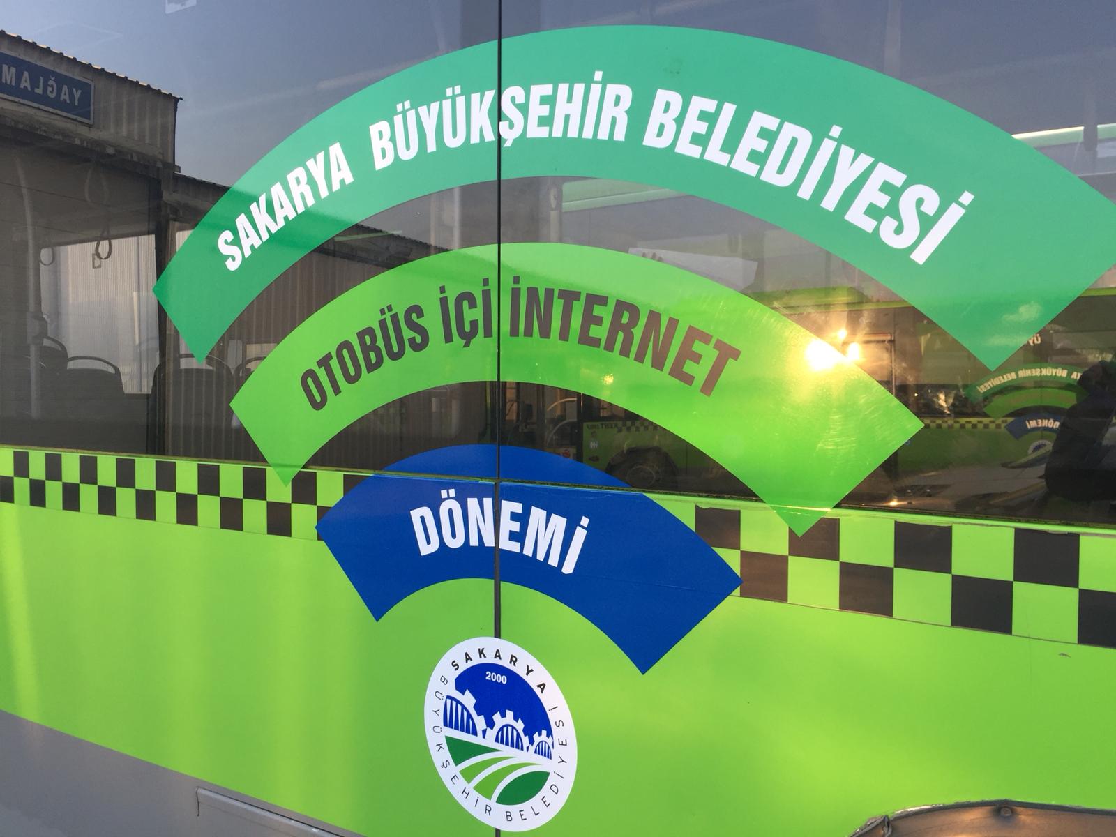 Belediye otobüslerinde internet dönemi