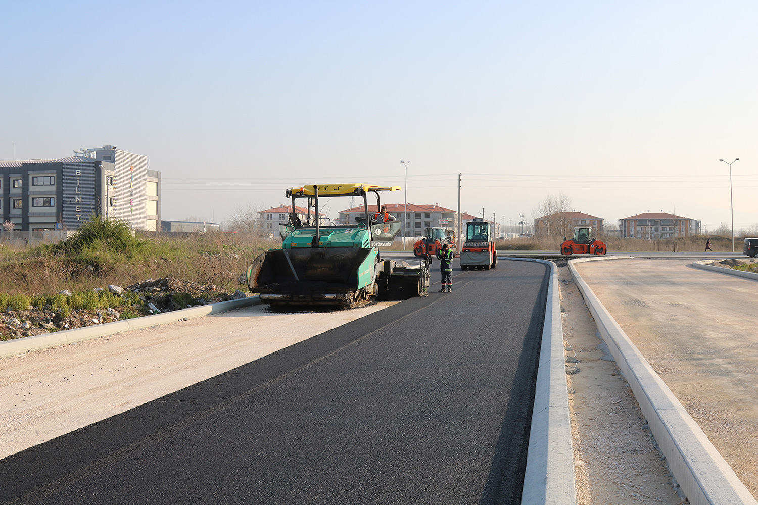 Stadyum bölgesine yeni duble yol