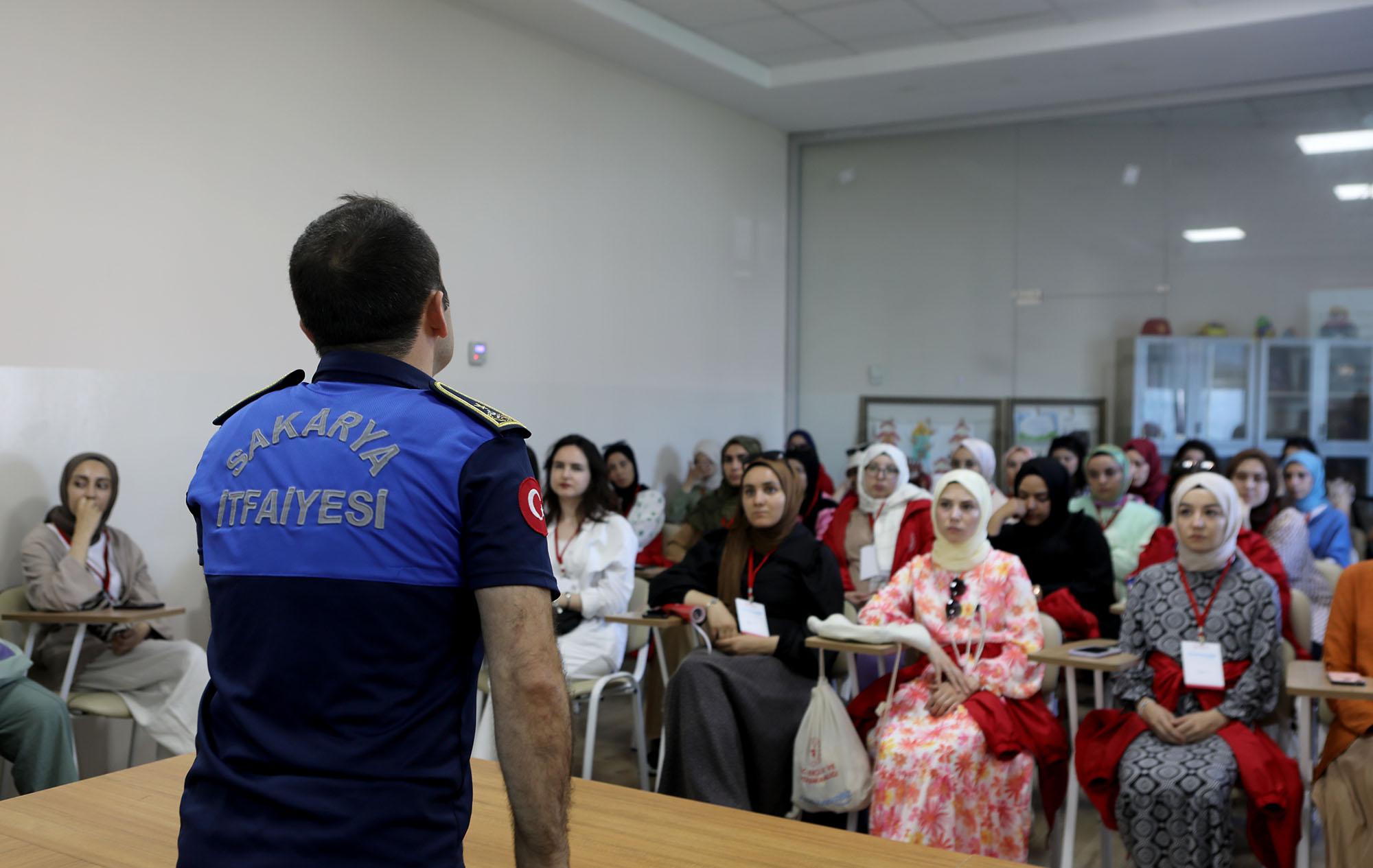 Isparta’dan gelen 40 gönüllüye yangın eğitimi