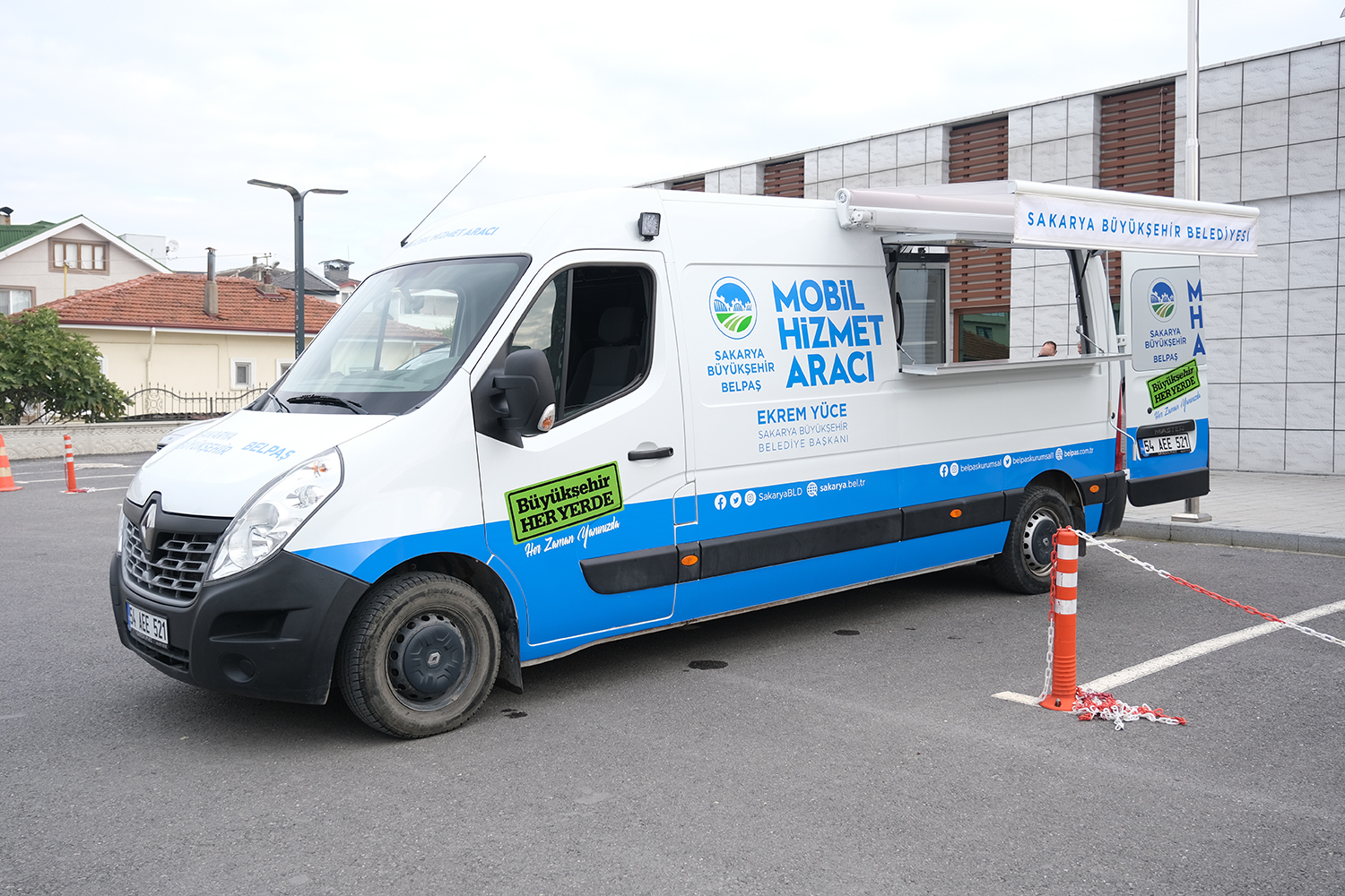 Mobil Hizmet Aracı olası afette hazır bulunacak