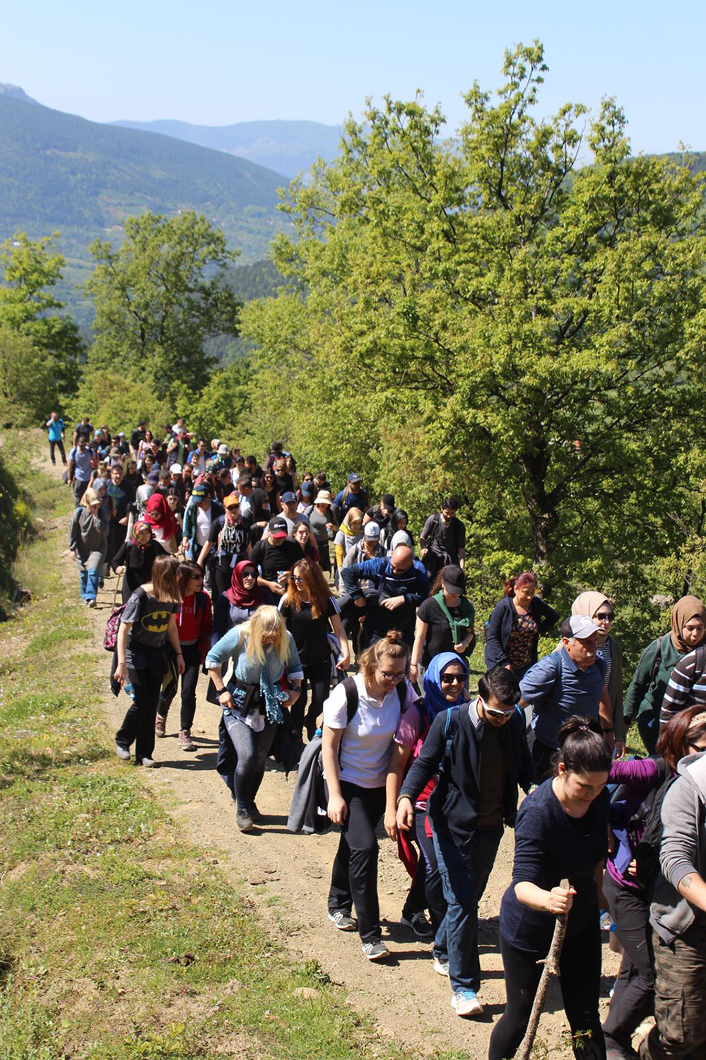 Kirpiyan Yaylası’nda yürüdüler