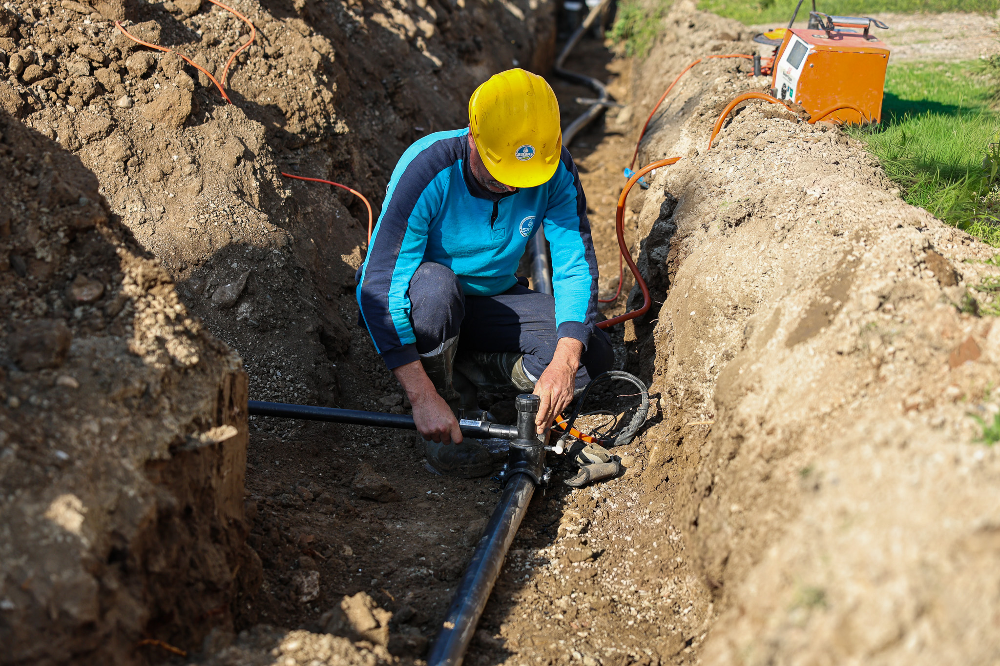 Ferizli Yeni Mahalle’nin 5 kilometrelik içme suyu hattı yenilendi