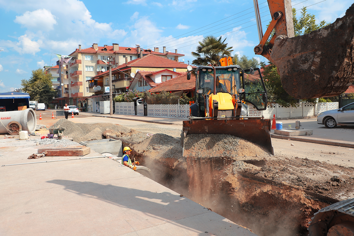 Dilmen ve Hacıoğlu Mahallesi'nin altyapısı geleceğe hazırlanıyor
