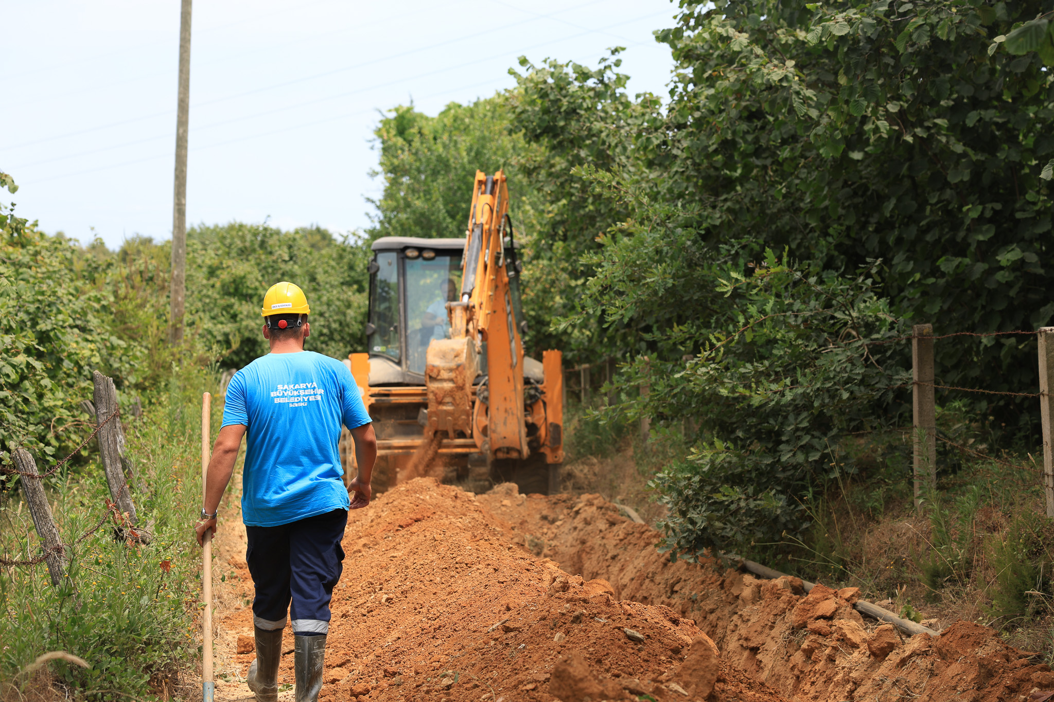 Aziziye Mahallesi’nin yeni içme suyu hattında çalışmalar tamamlandı