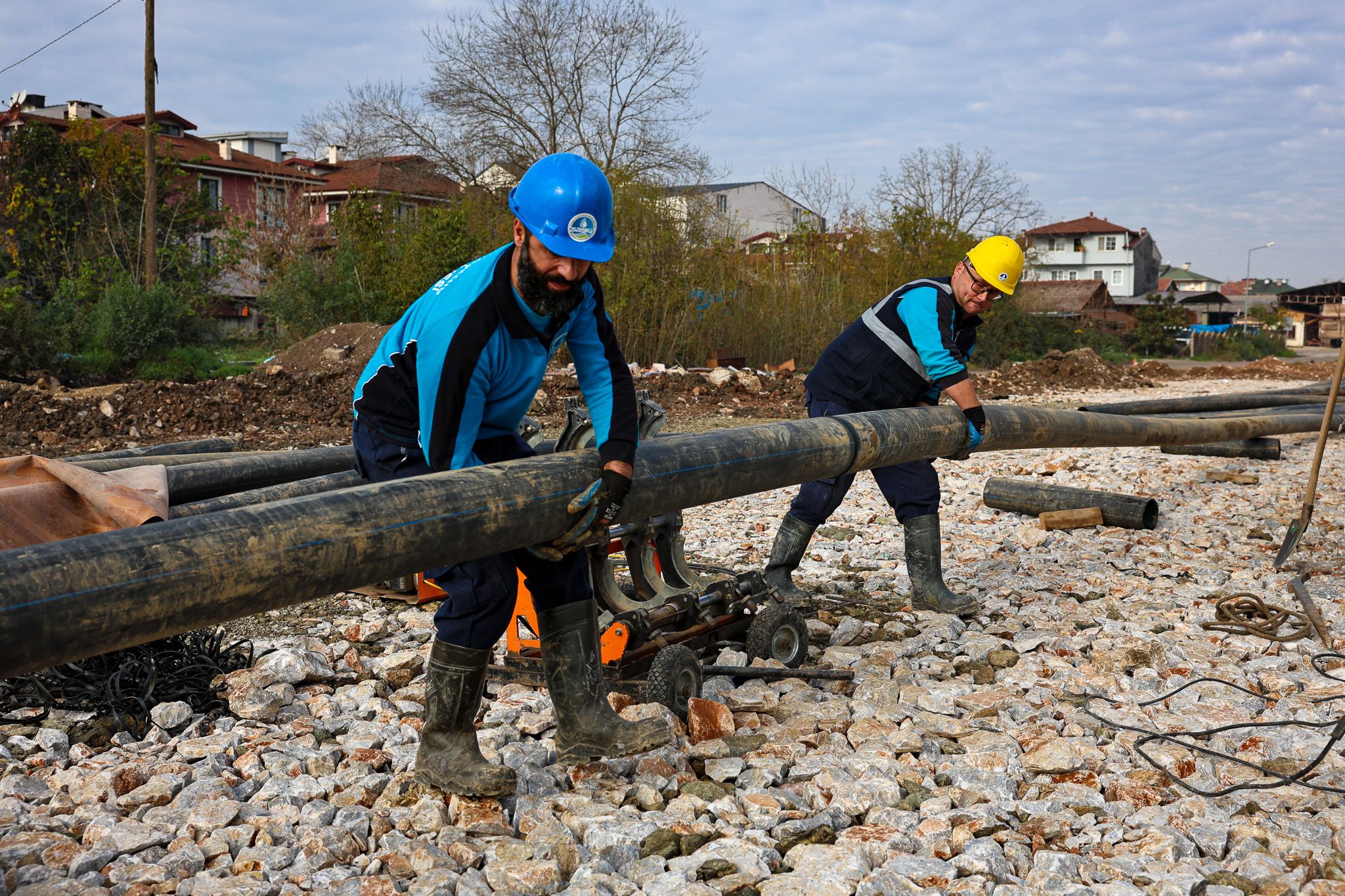 Alparslan Türkeş Caddesi’nde duble yol öncesi altyapı güçlendiriliyor
