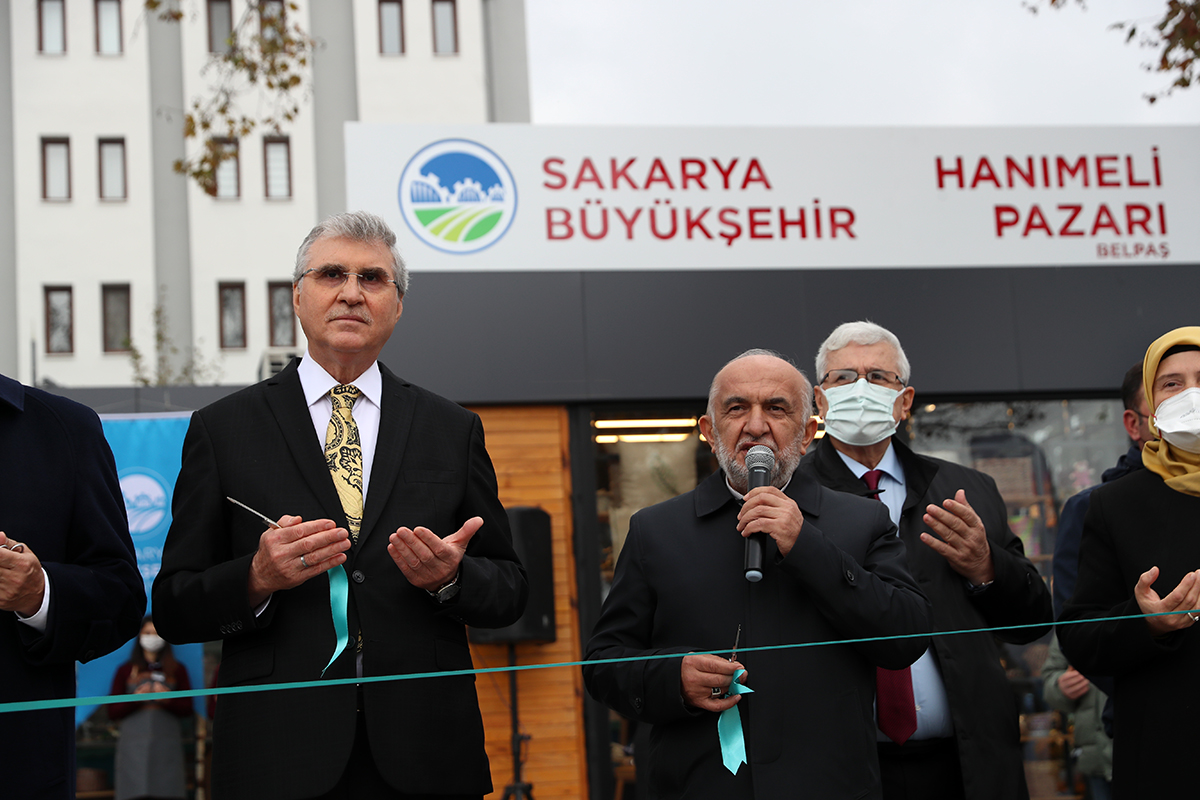 Büyükşehir’in ‘Hanımeli Pazarı’ hizmete açıldı