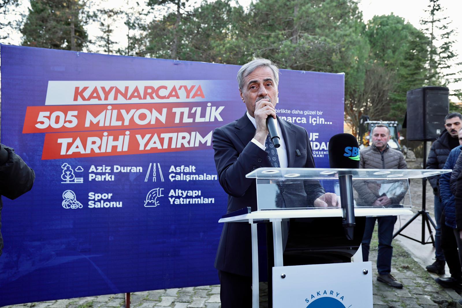 “Kaynarca’nın çehresini değiştirecek adımları bir bir atıyoruz”