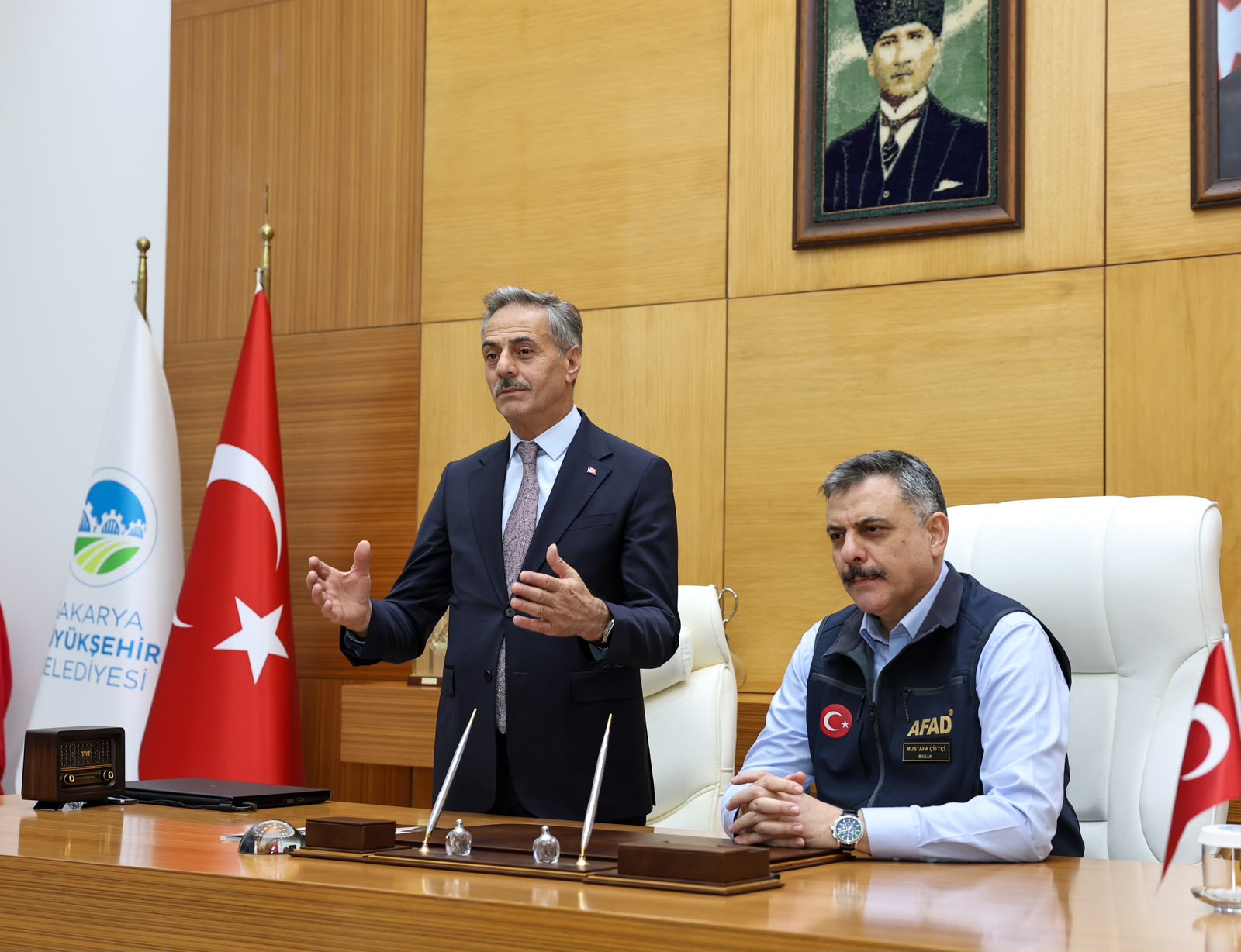 “Devletimizin tüm imkanlarıyla Sakarya’da afetin izlerini sileceğiz”