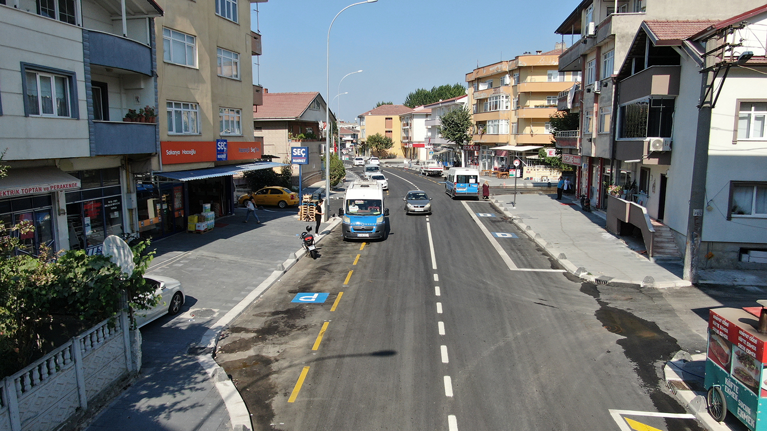 Şehit Yaşar Güller Caddesi’nde yüzler gülüyor