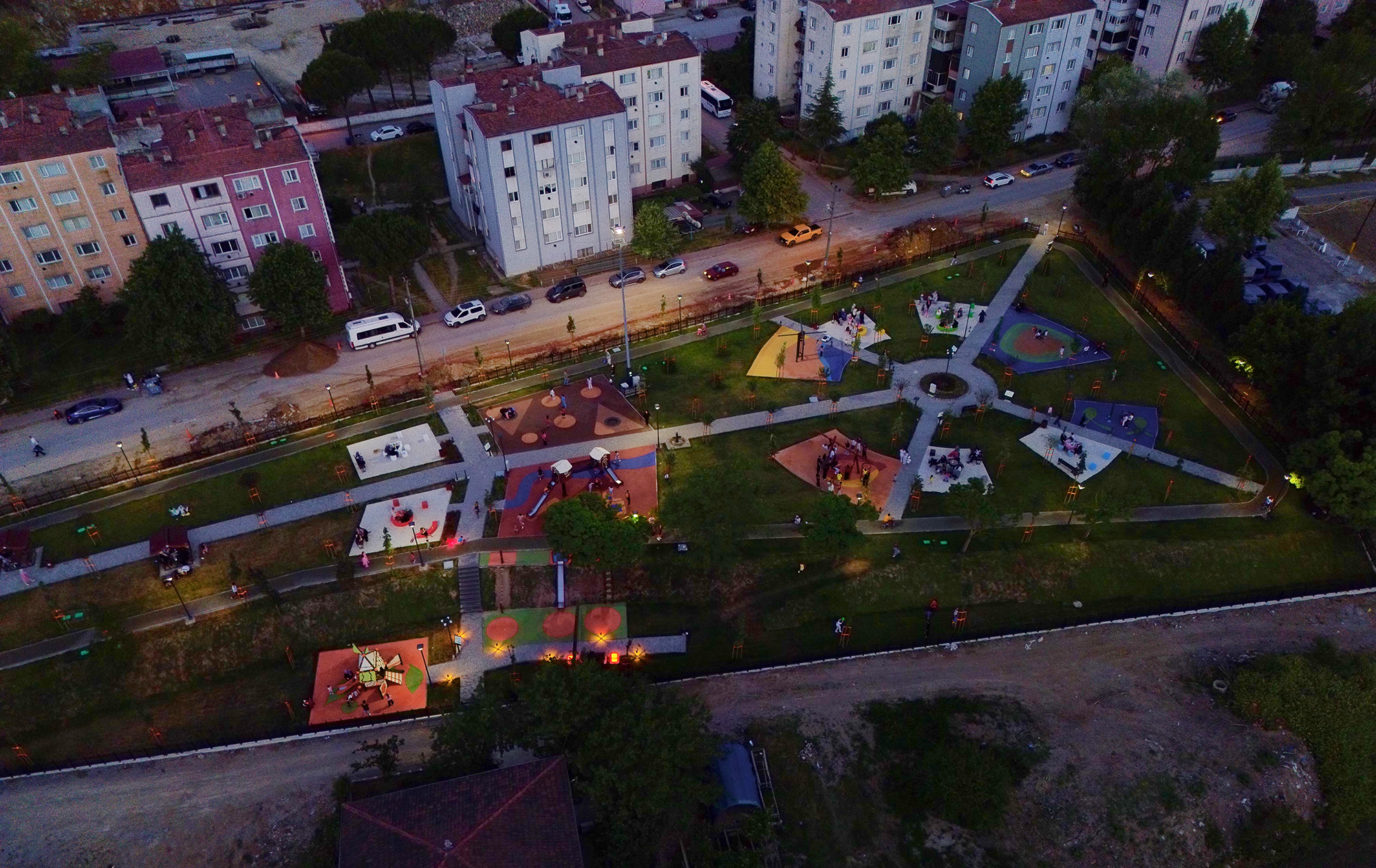 Çocuk ve ailelerin yeni buluşma noktası Ferizli’ye çok yakıştı