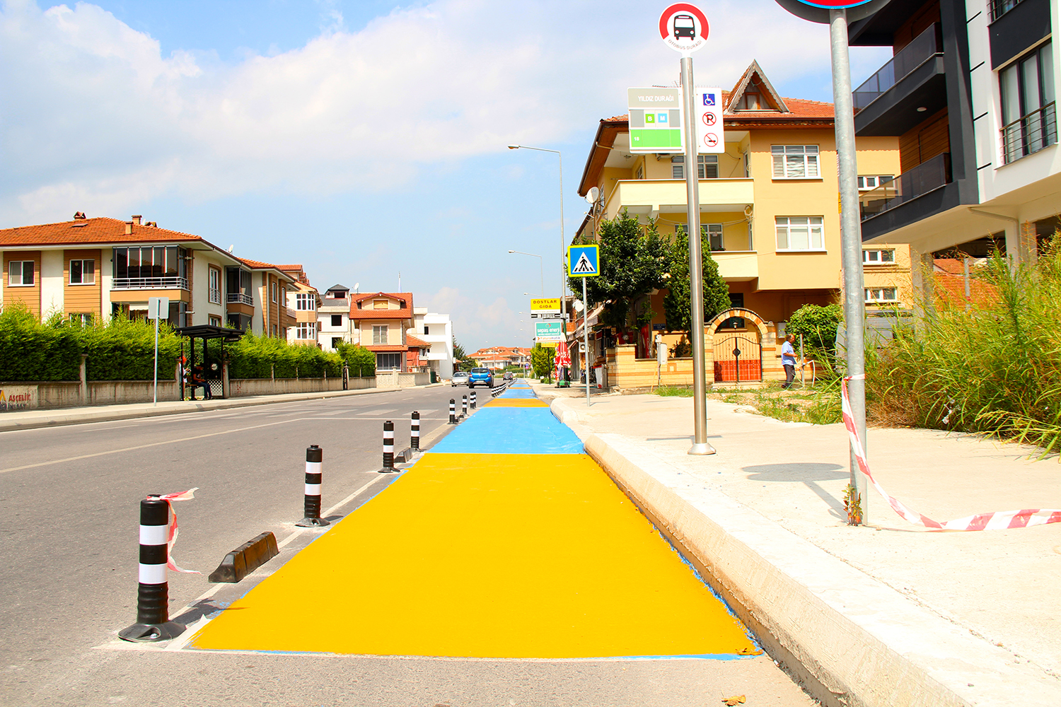 Bisiklet yolları standartlara uygun hale getirildi