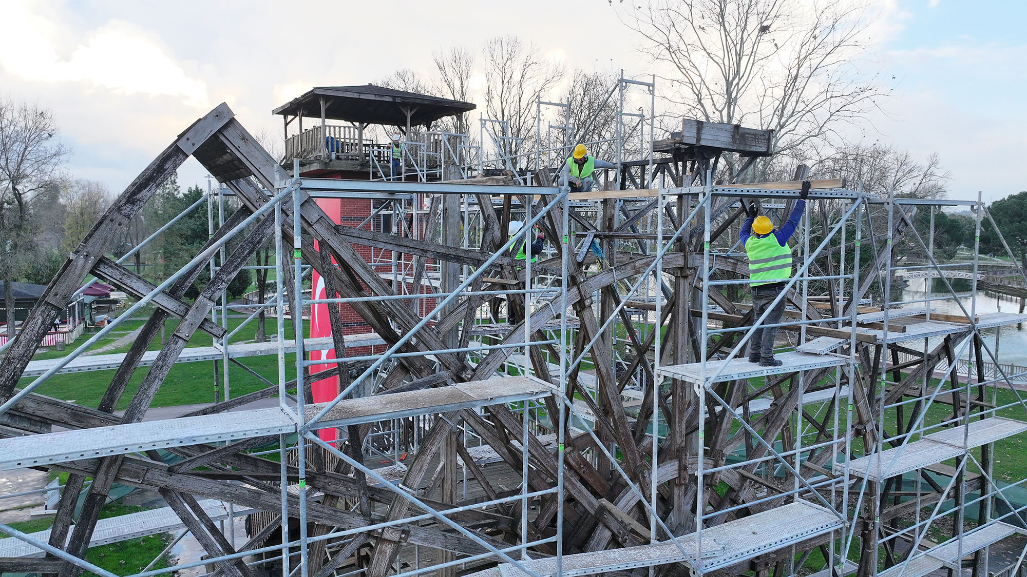 Sakarya’nın simgesi “Tarihi Çark” yenileniyor