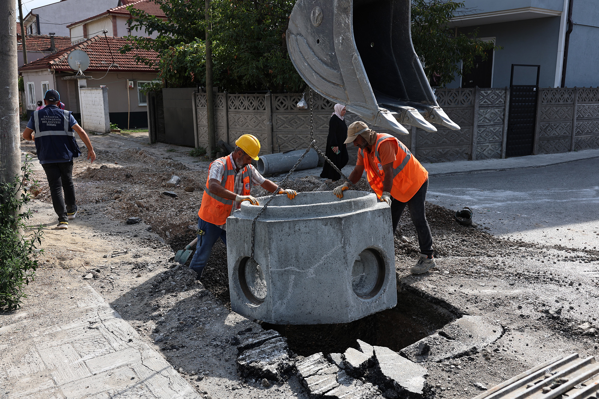 Çukurahmediye’nin yağmur ve atık suları yeni hat sayesinde güvenle taşınacak