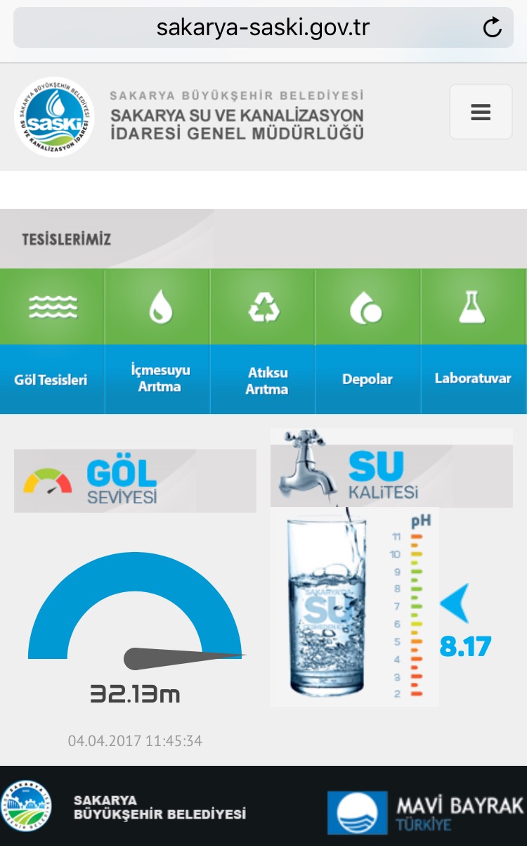 Tek tıkla su kalitesi