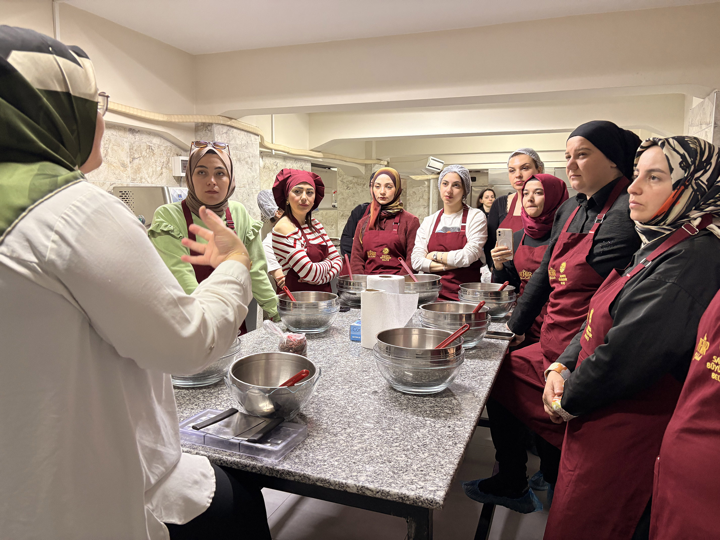Büyükşehir’in Çikolata ve Kahve Atölyesi’nde ikinci dönem tamamlandı
