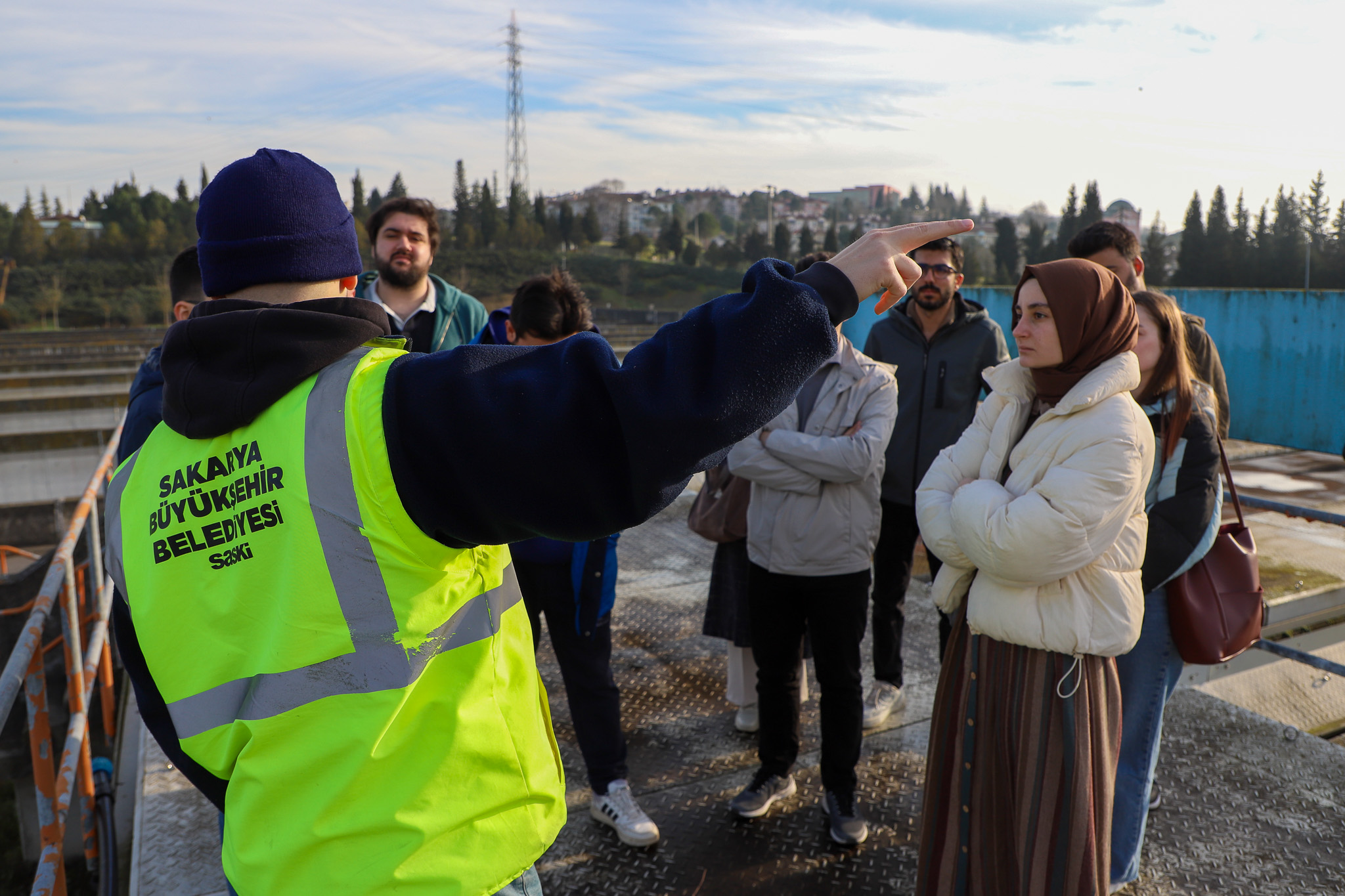 Tıp Fakültesi öğrencilerinden arıtma tesisi ziyareti
