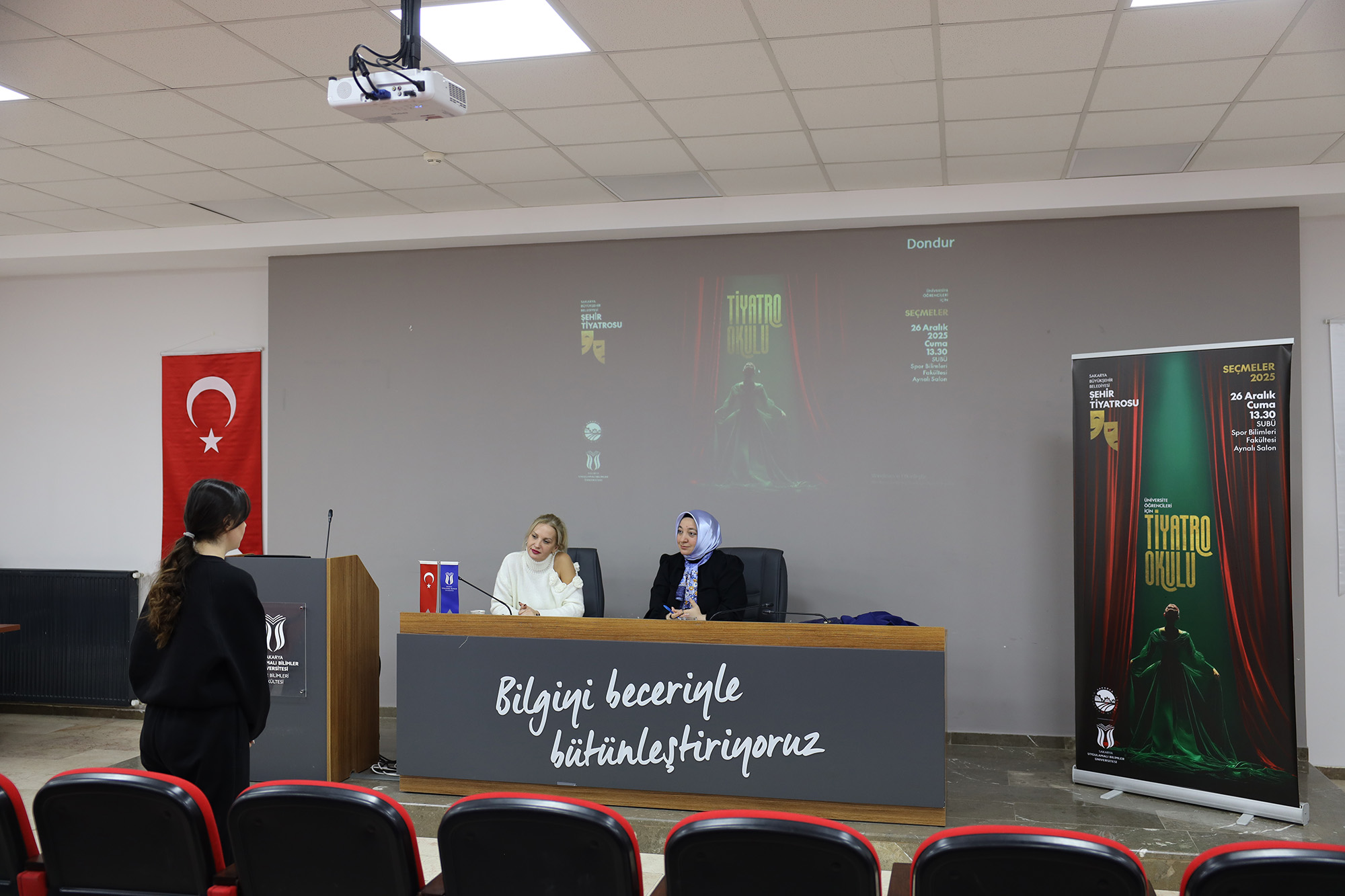 ‘Genç Sahne Tiyatro Okulu’ seçmeleri yoğun katılımla gerçekleşti