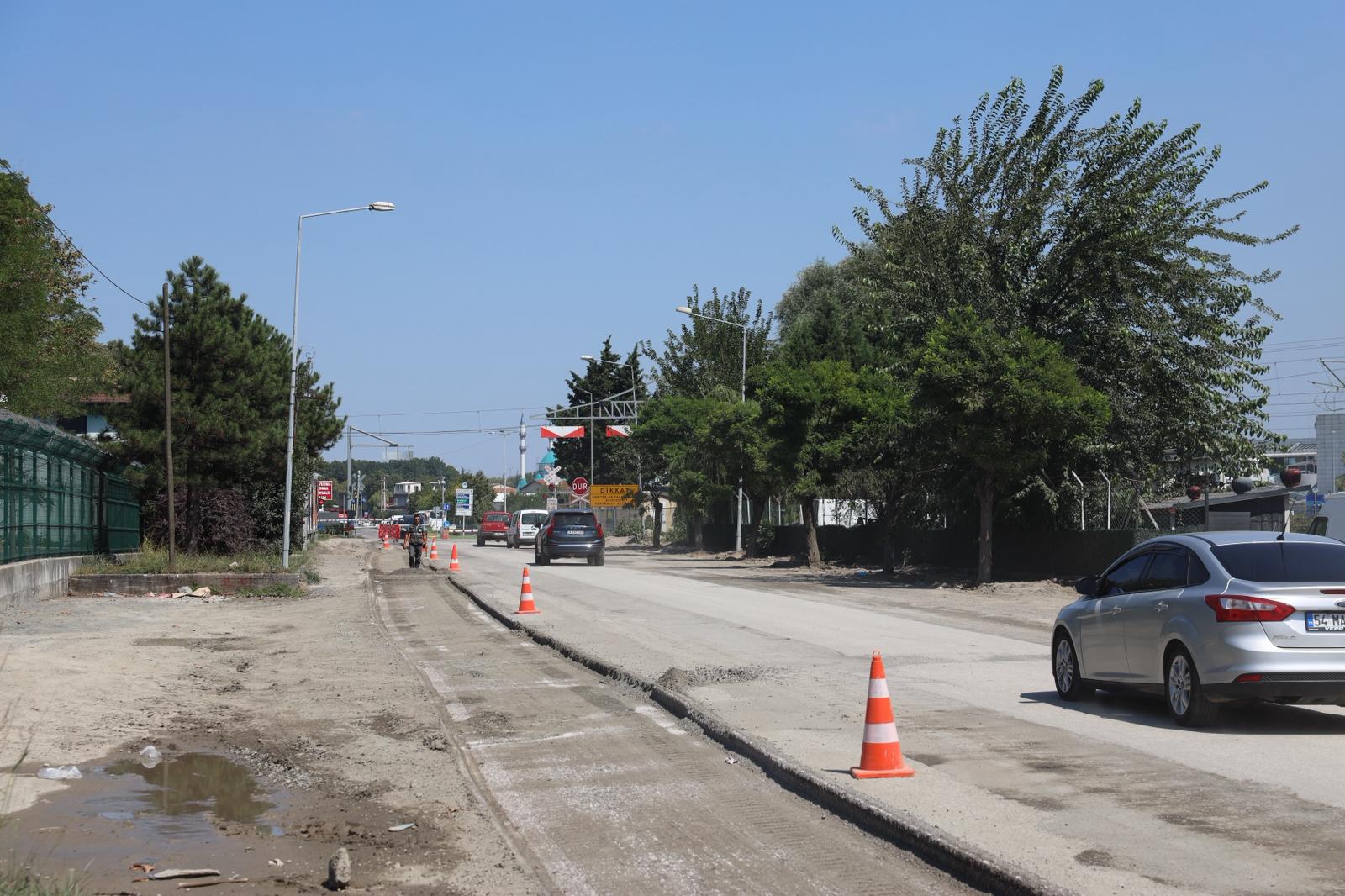 Arifiye’nin can damarında üst yapı çalışmaları başladı