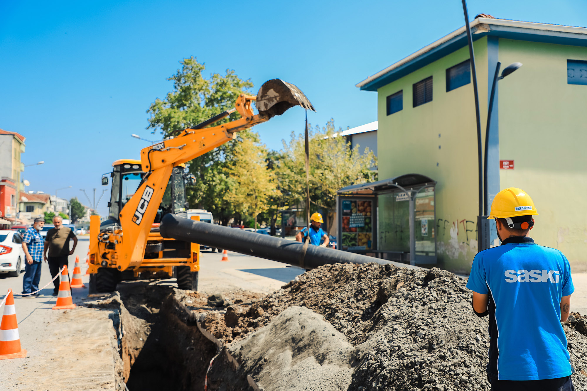 Arifiye Atatürk Caddesi’nin içmesuyu hattı Büyükşehir ile yenileniyor