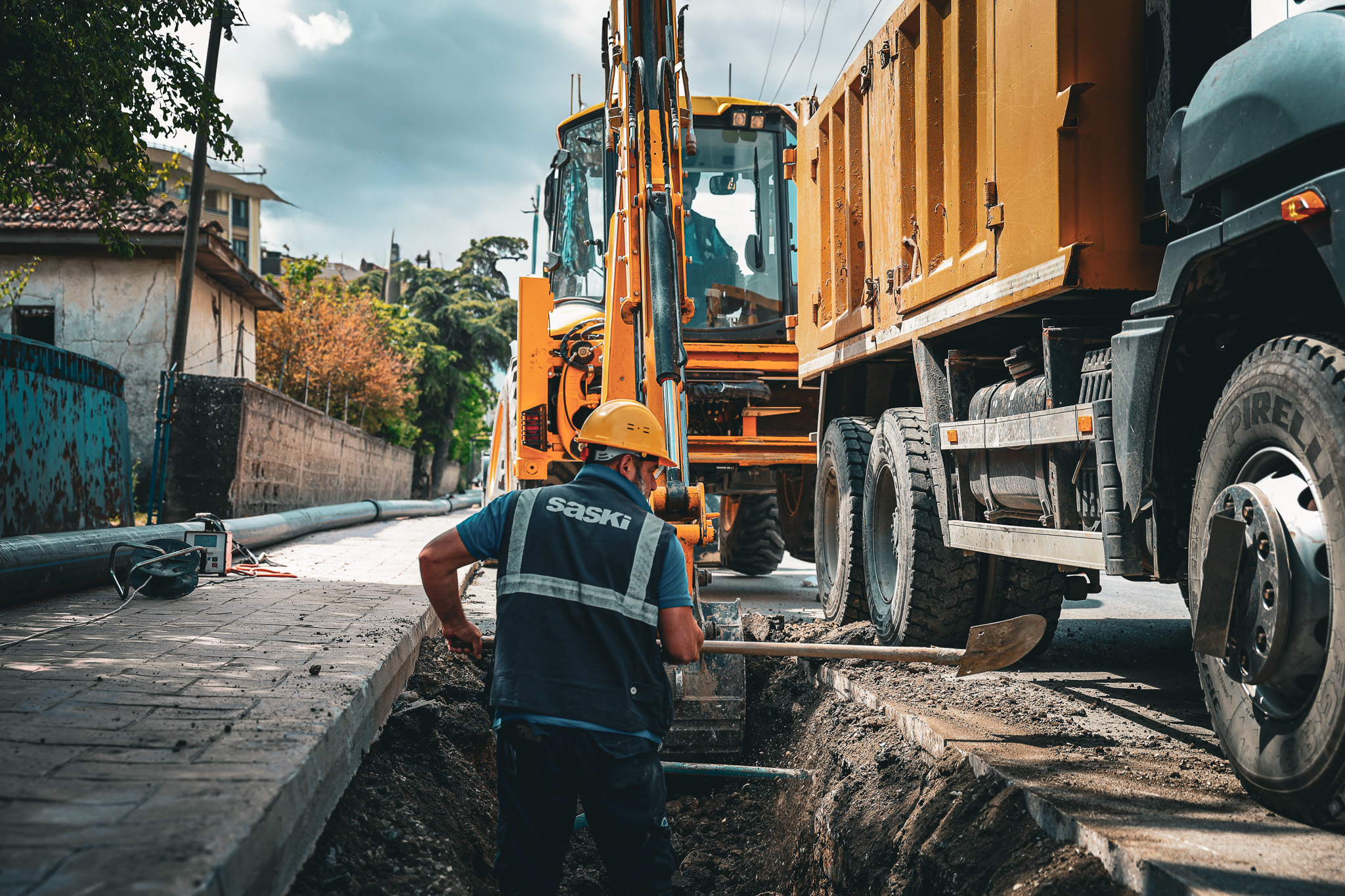SASKİ, 550 kilometreye ulaşan hatlarla şehrin altyapısını güçlendiriyor