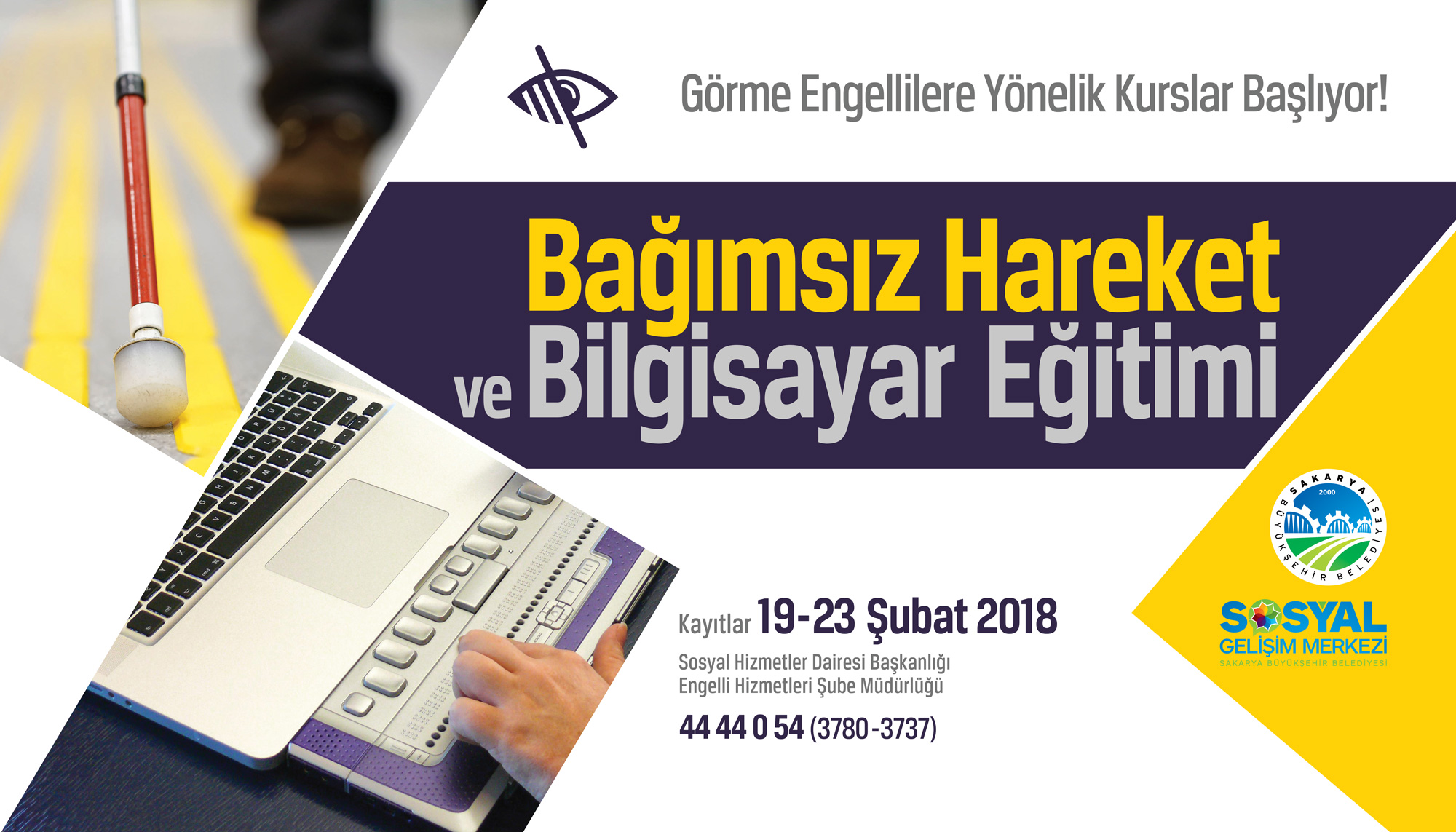 Görme Engelliler bu kursla bilgisayar öğrenecek