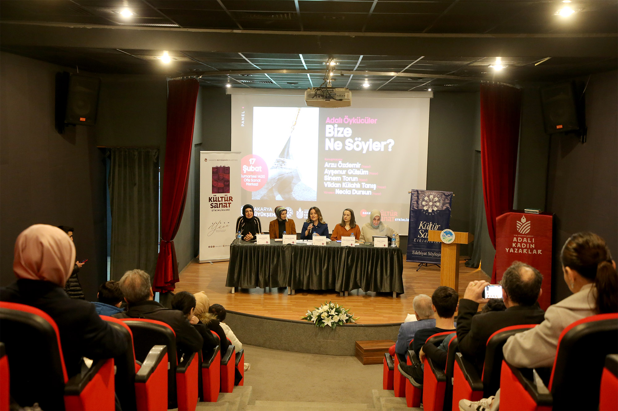 Sakaryalı yazarlarla yuvada ‘sanat’ dolu sohbet