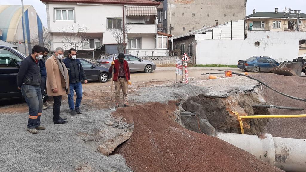 Büyükşehir SGK Köprülü Kavşak Alt Yapı işlemini hızla tamamladı