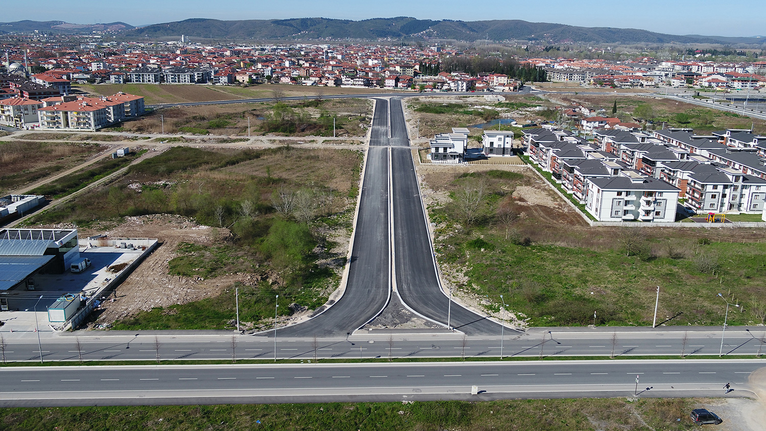 Stadyum bölgesine yeni duble yol