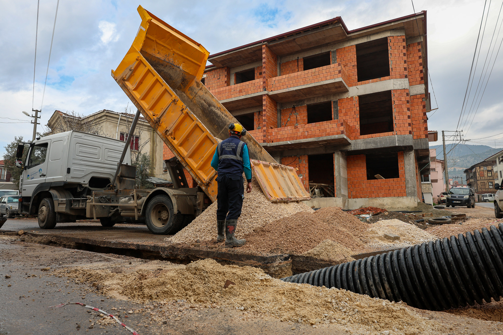 Yeni yağmur suyu hattı ile Elperek Mahallesi yoğun yağışlara karşı güvende