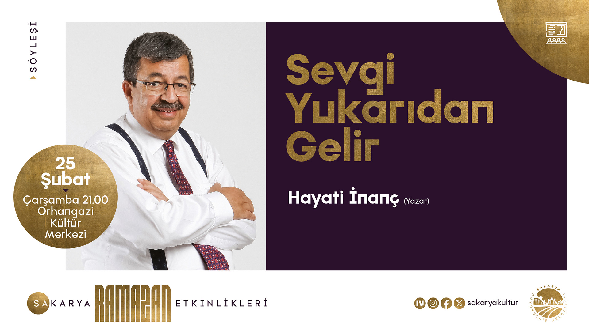 Ramazan’da gönüllere dokunan buluşma: Hayati İnanç Sakaryalılarla bir arada