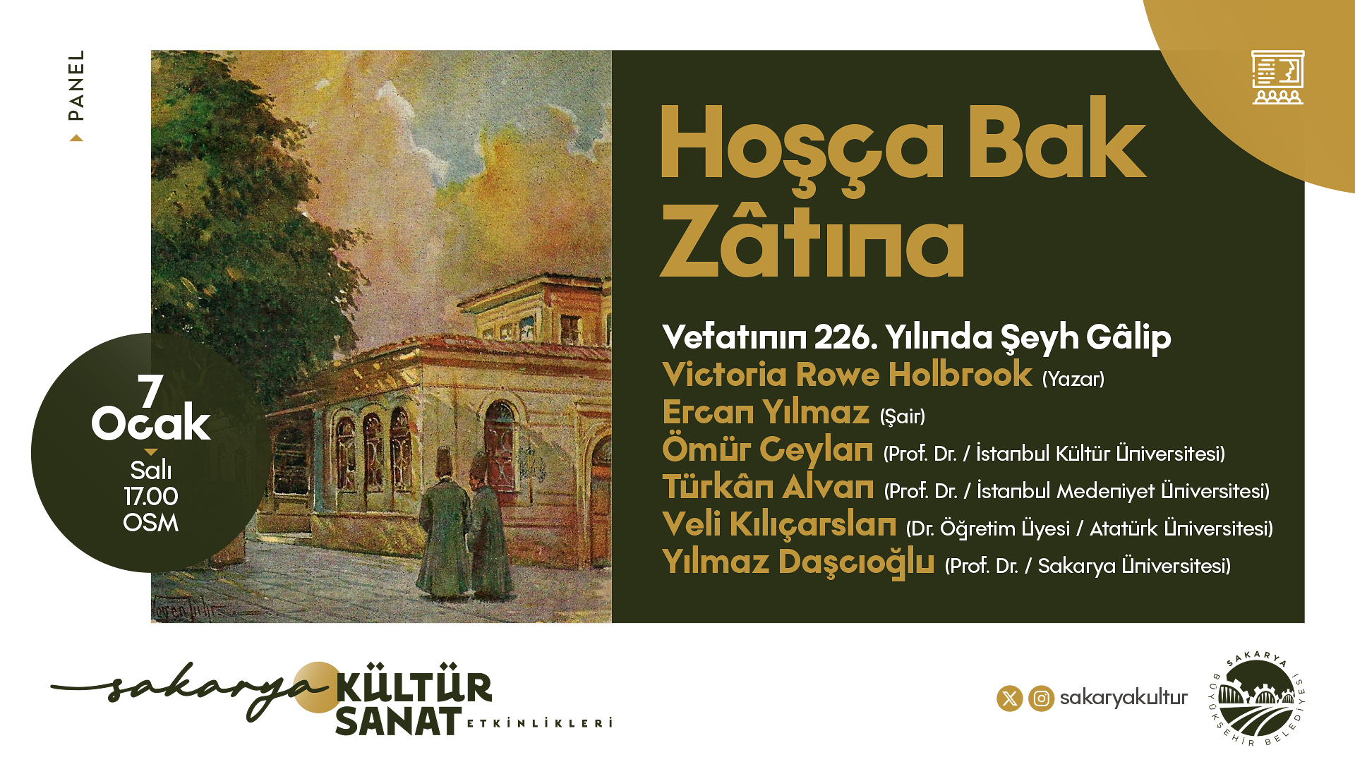 Sakarya kültür sanatta 2025’e dolu dizgin başlıyor: Tiyatro, panel, dinleti…
