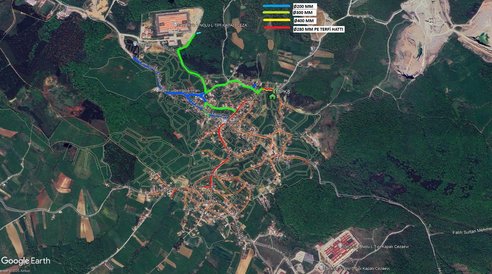 Değirmencik Mahallesi’nin atık su altyapısı 5 bin metrelik yeni hat ile geleceğe hazırlanıyor