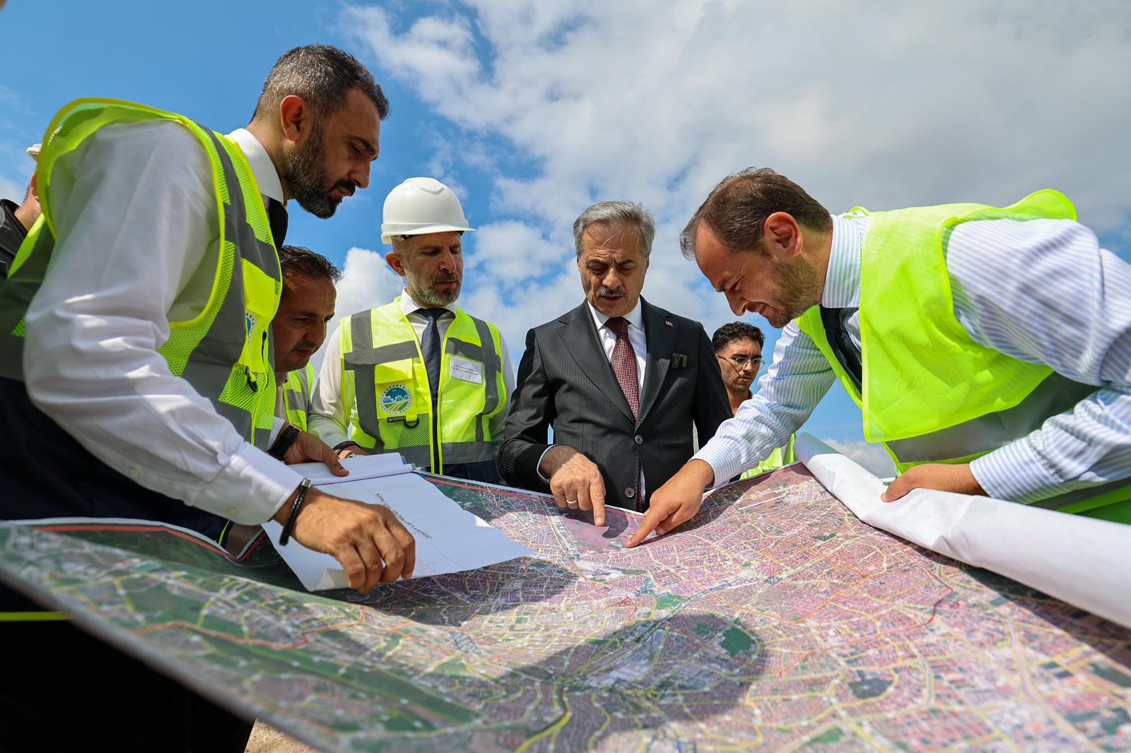 “170 milyonluk projede duble yol tamam, Kuzey Köprüsü’nde de hızla ilerliyoruz”