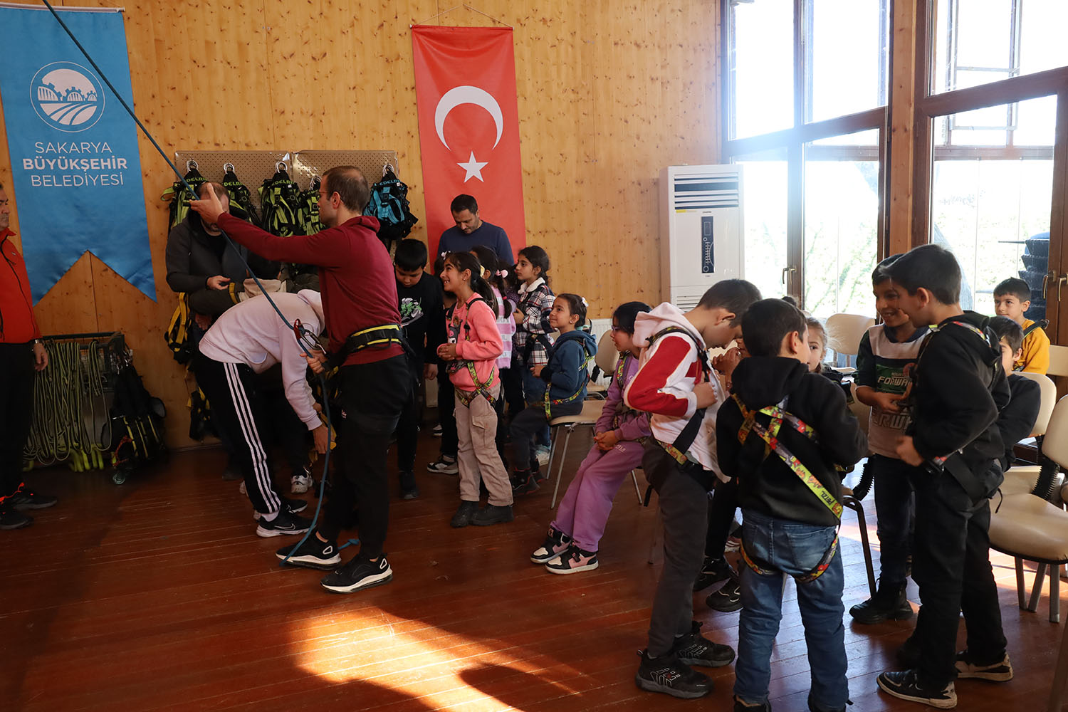 Büyükşehir’den çocuklara adrenalin ve tecrübe turu 