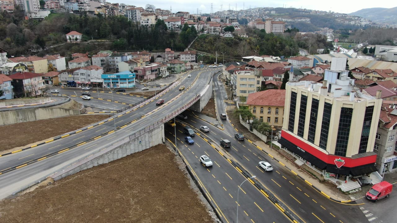 Sakarya SGK Kavşağı resmi açılışa hazırlanıyor