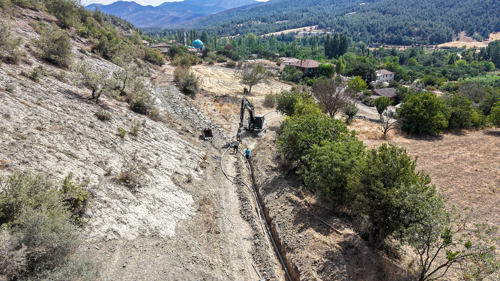 SASKİ o mahallenin içme suyunu artık yerin 24 metre altından çıkarıyor