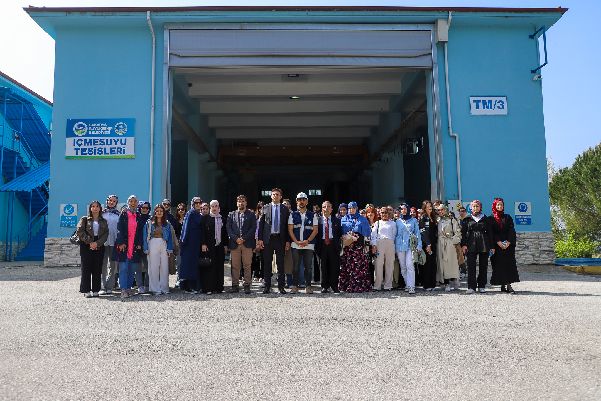 Öğretmen adayları suyun yolculuğuna SASKİ arıtma tesislerinde tanıklık etti