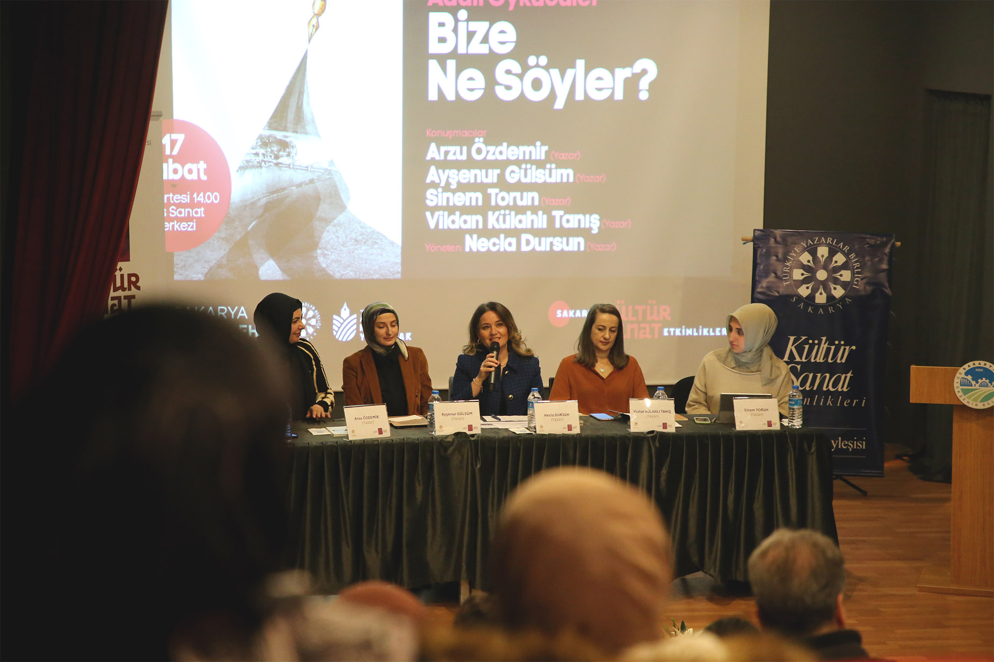 Sakaryalı yazarlarla yuvada ‘sanat’ dolu sohbet