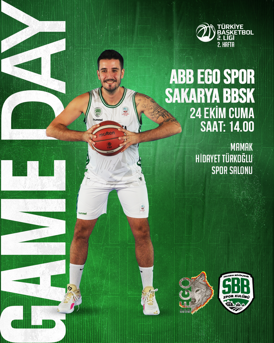 Büyükşehir Basketbol Ankara’da Ego Spor deplasmanına çıkıyor