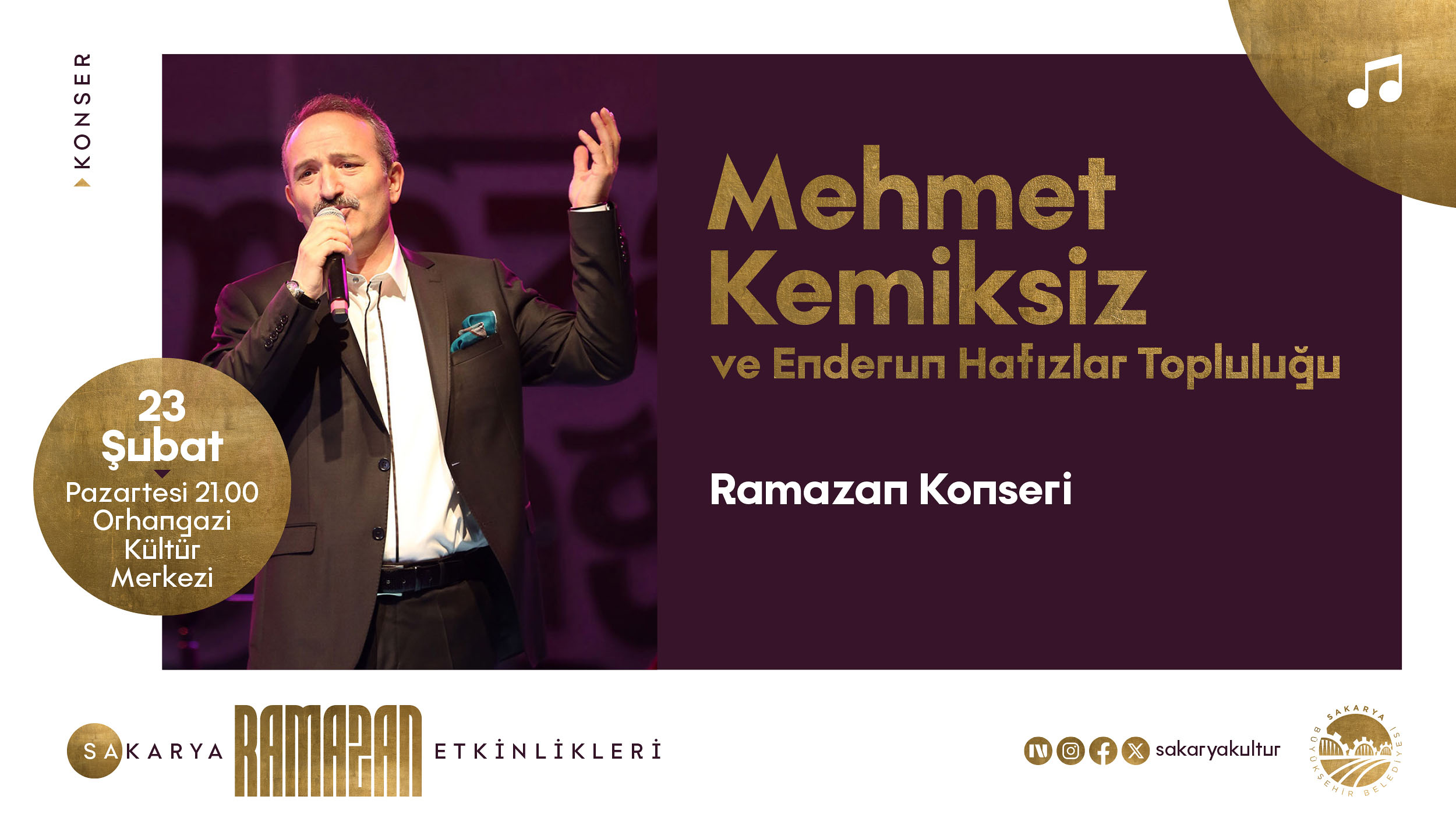 Büyükşehir’in Ramazan kültür sanat takvimi belli oldu