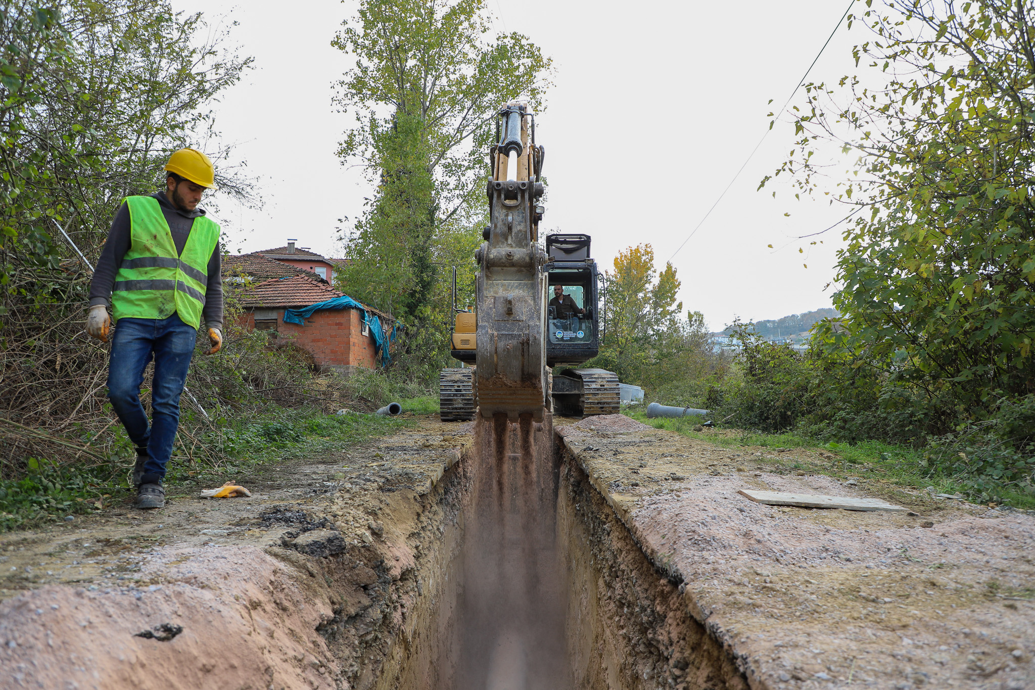 Camili’nin atıksu altyapısını güçlendirecek projede çalışmalar devam ediyor