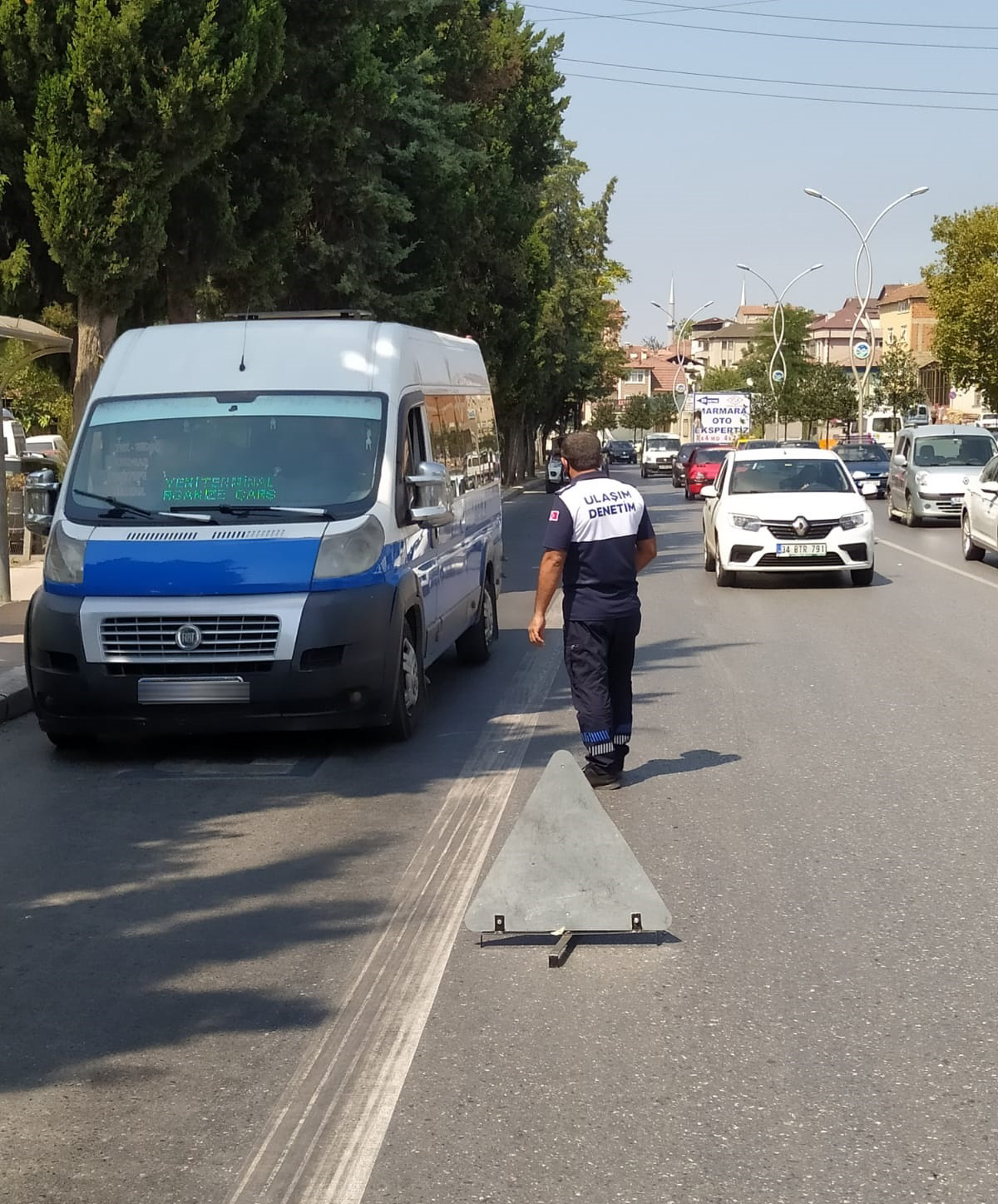 Toplu taşımada maske denetimi