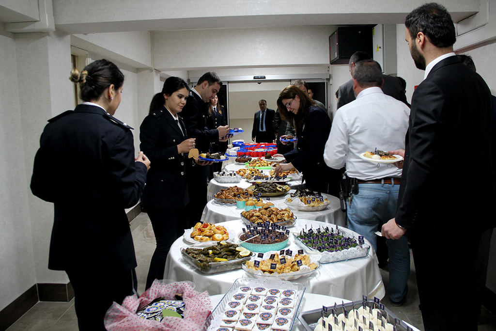 Miniklerden Polis teşkilatına anlamlı ziyaret