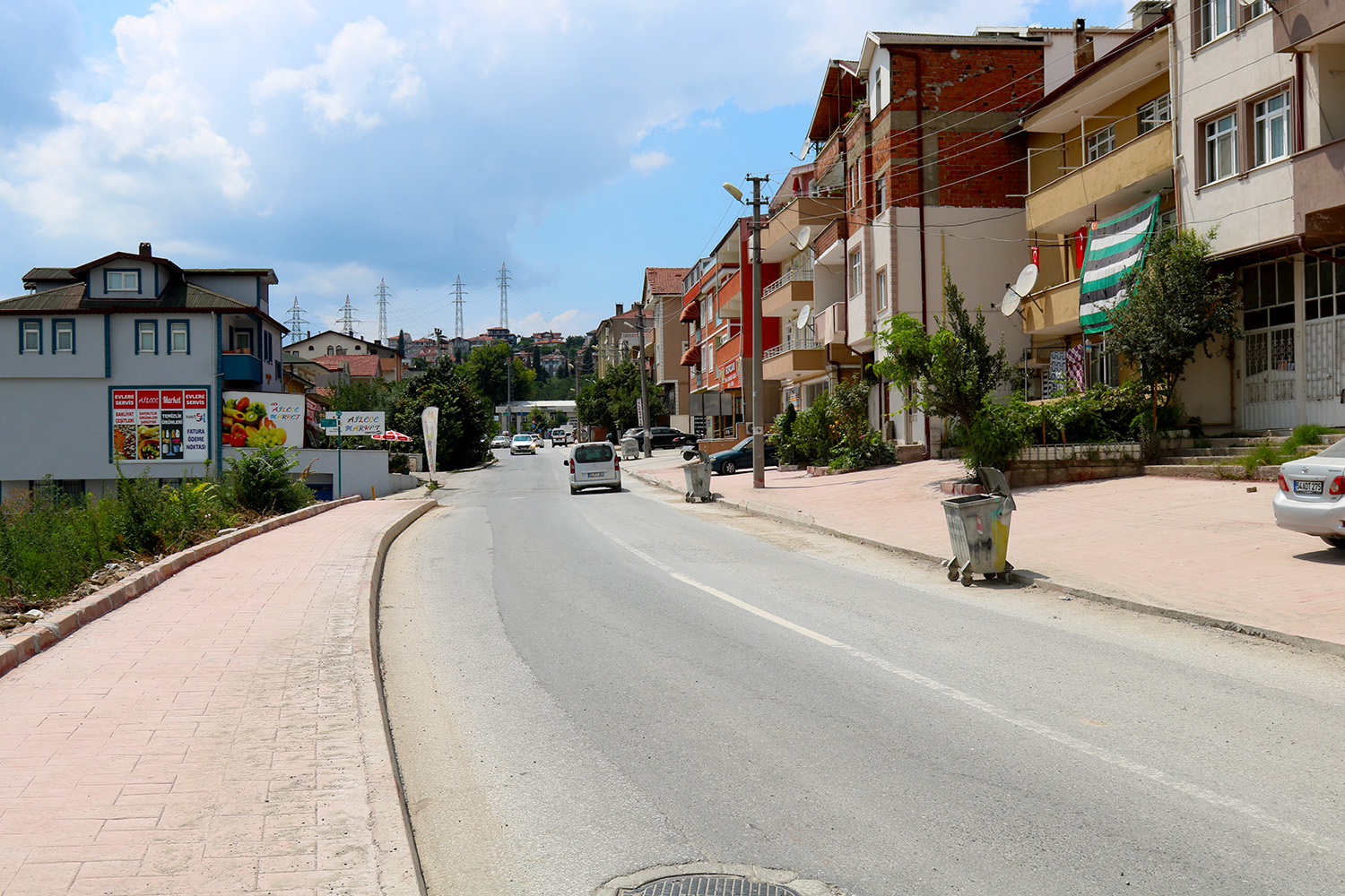 O caddelerde dönüşüm tamamlanıyor