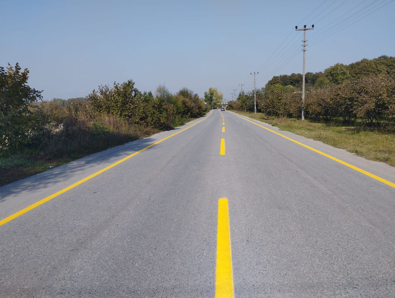 Yol çizgileri ile ulaşım güvenli hale geliyor