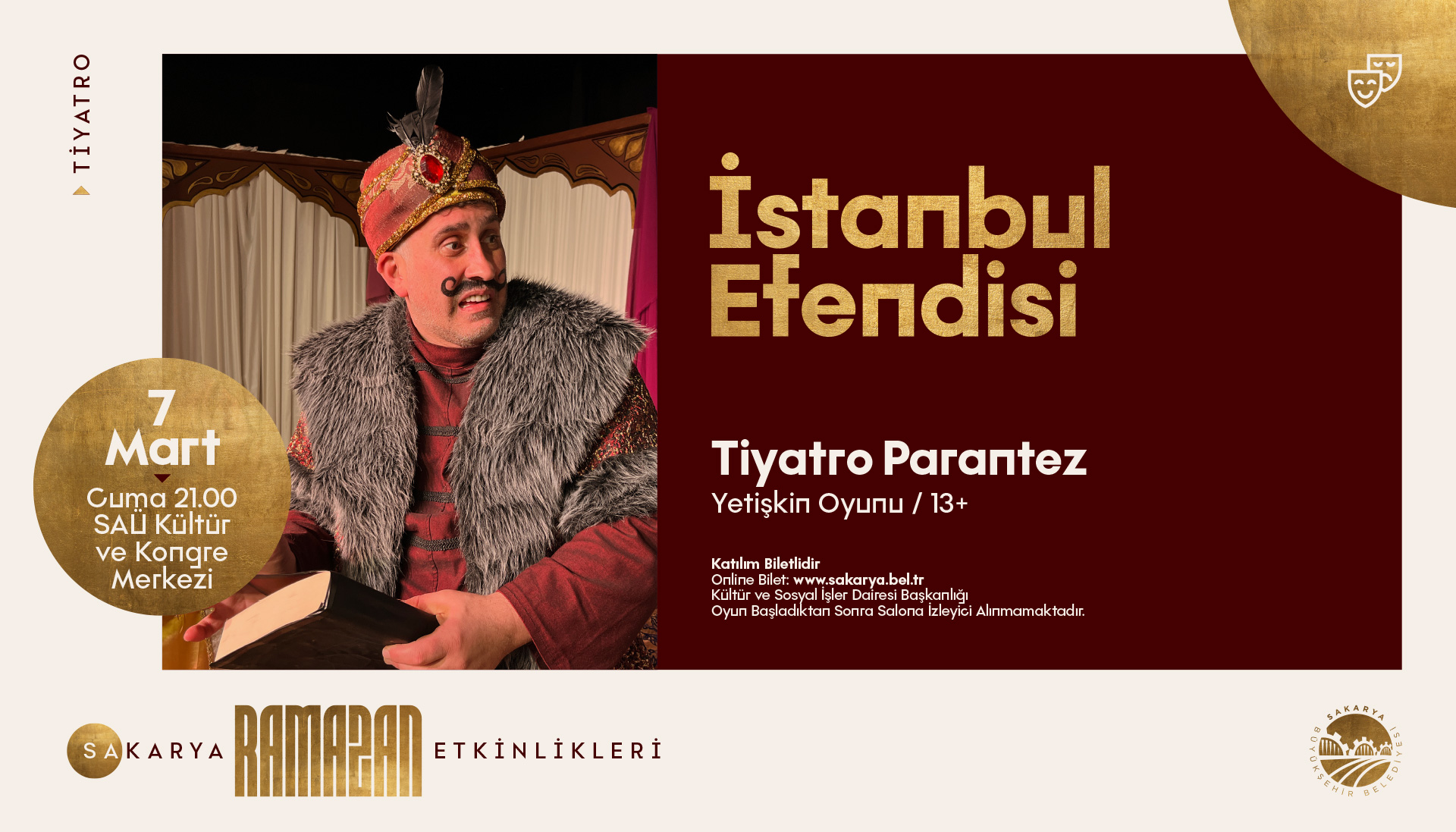 Ramazan buluşmalarında dolu dolu programlar: Söyleşi, dinleti, tiyatro…