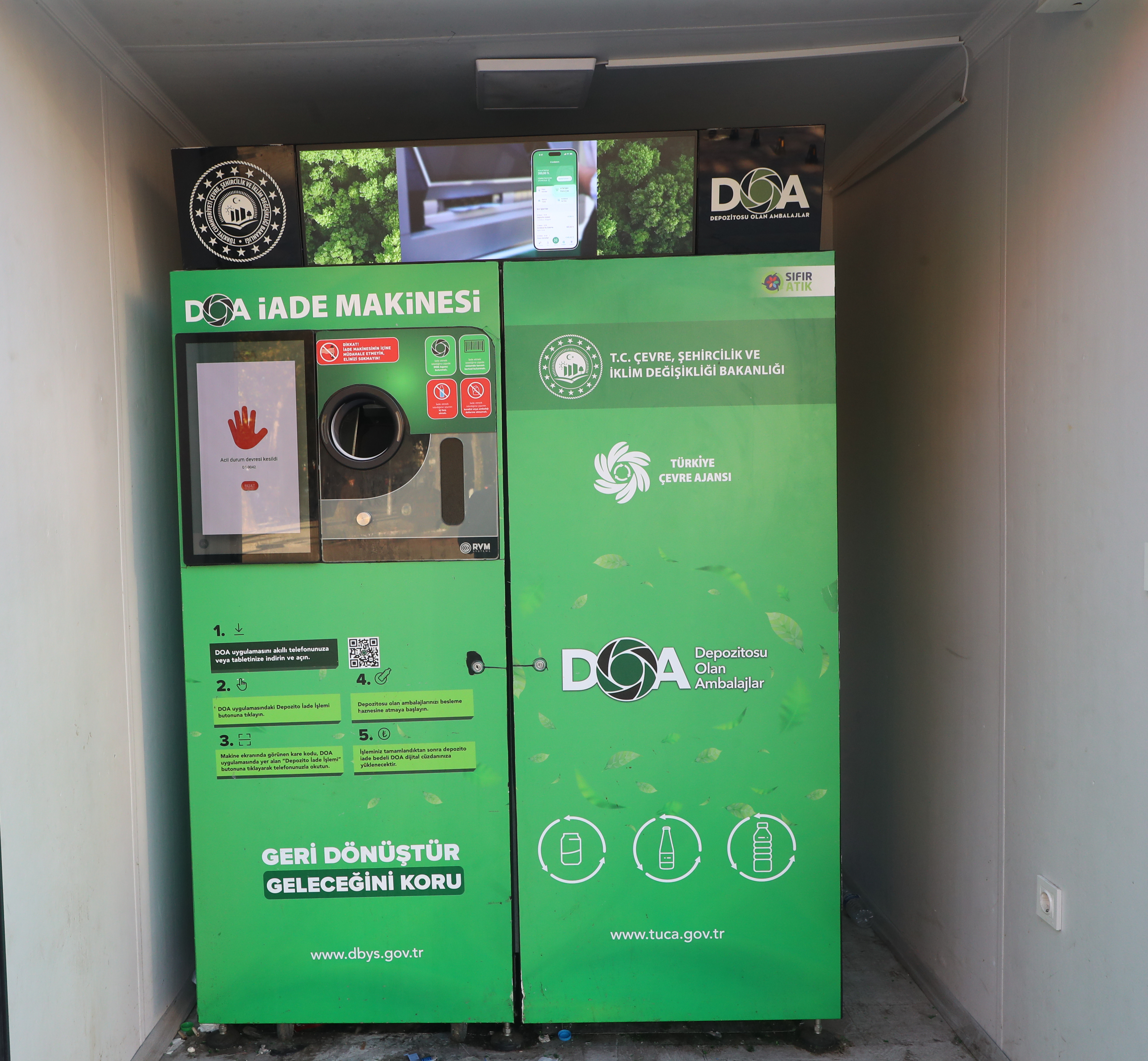 10 ayda 5 milyon ambalaj doğaya karışmadan bertaraf edildi