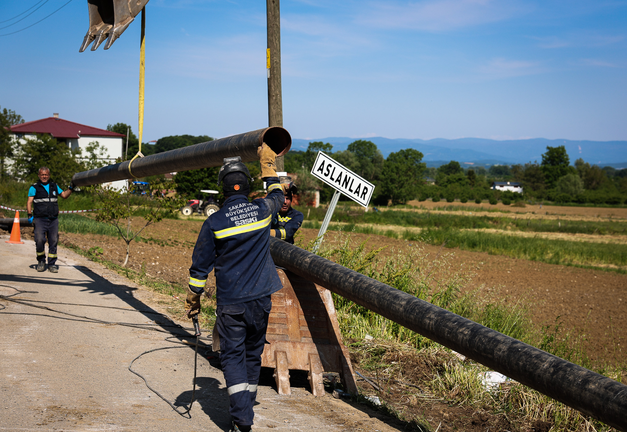 İki ilçenin 9 mahallesini kesintisiz içme suyuyla buluşturacak projede son adım