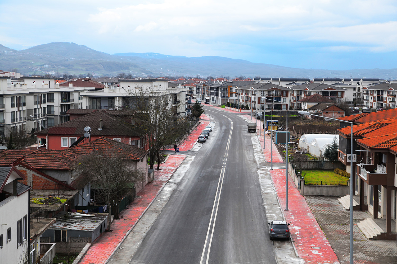 Köprü geçişli yol projesi hizmete başladı